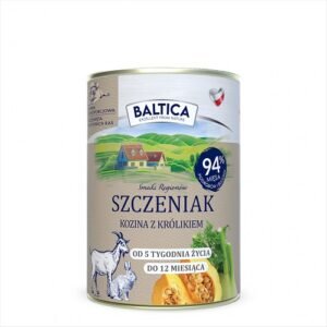Karma mokra dla szczeniaka koza z krolikiem 400g